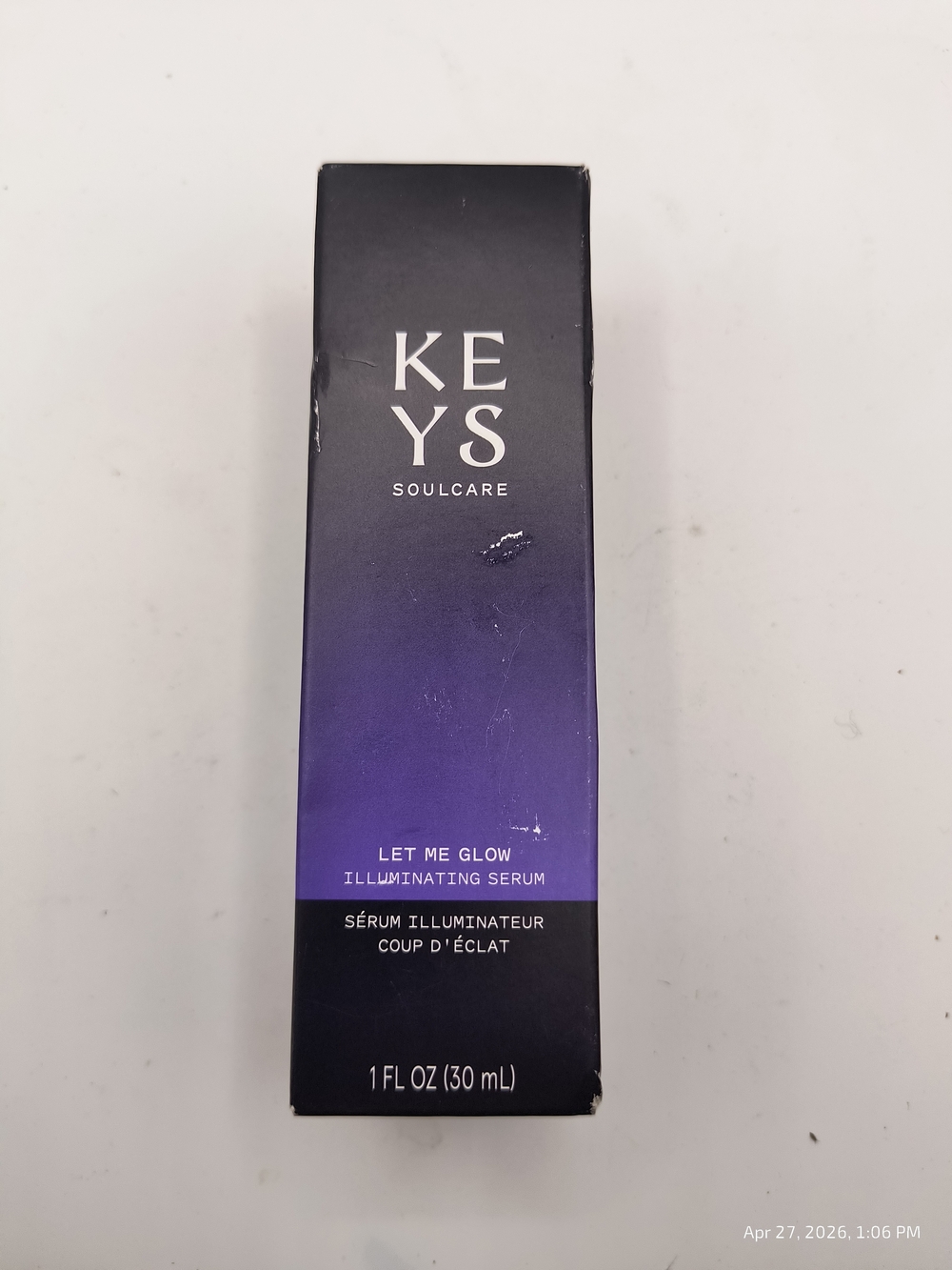 ❤️KEYS  SoulCare Let Me Glow Illuminating Serum Bronze Aura 1 Floz Sealed
